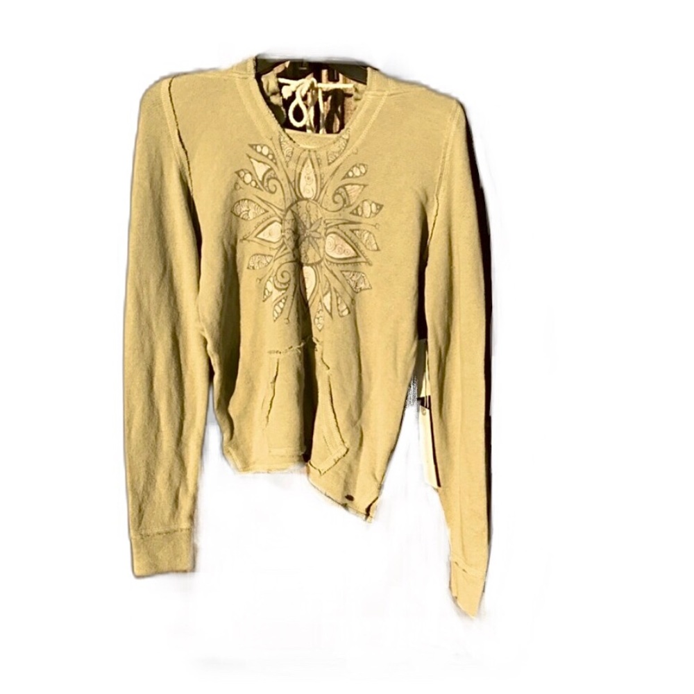 O’Neill olive Distressed Hoodie _ Manhattan Retro NWT